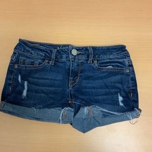 Aeropostale Women's Cuffed Jean Shorts Size 00
